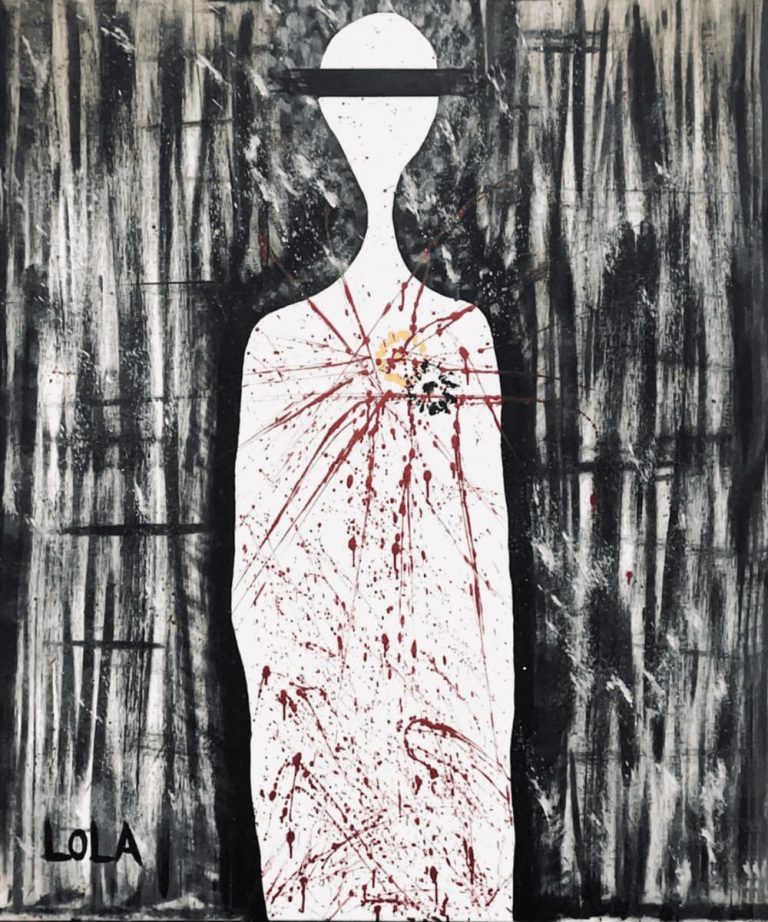 acedia cuadro lola abstracta