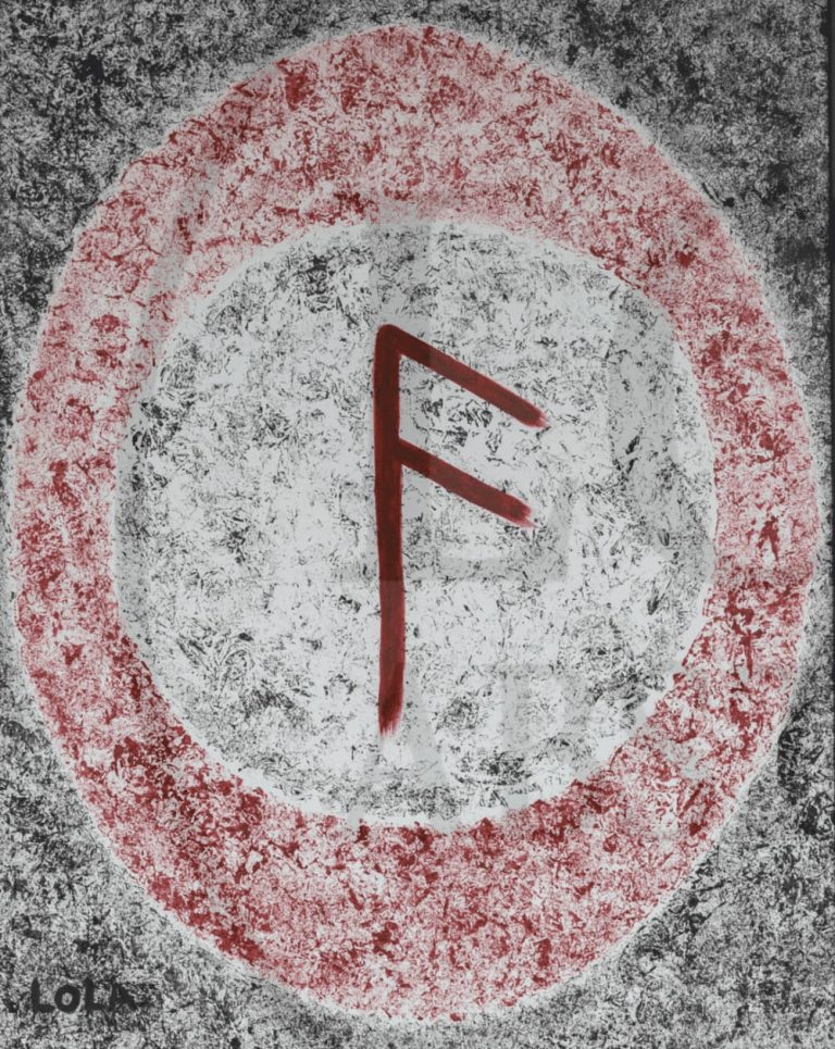 ansuz cuadro lola abstracta