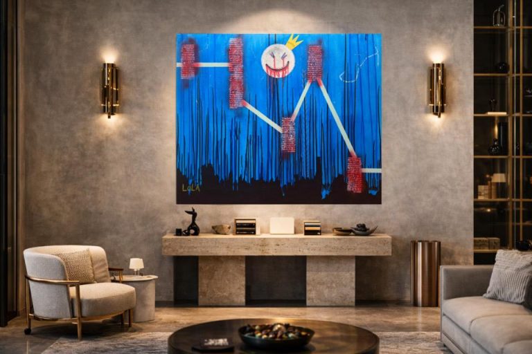 monarca del vacio cuadro lola abstracta 2