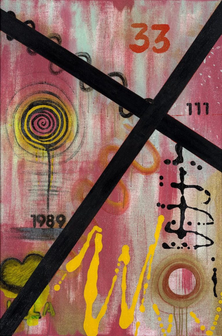 parabola cuadro lola abstracta