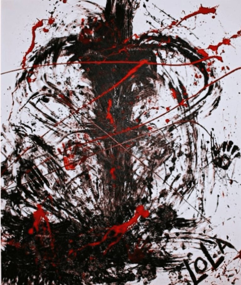 pareidolia cuadro lola abstracta