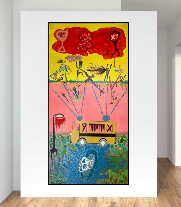 transito cuadro lola abstracta